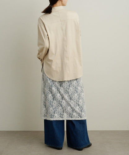 【Omekashi】雙面仿麂皮襯衫