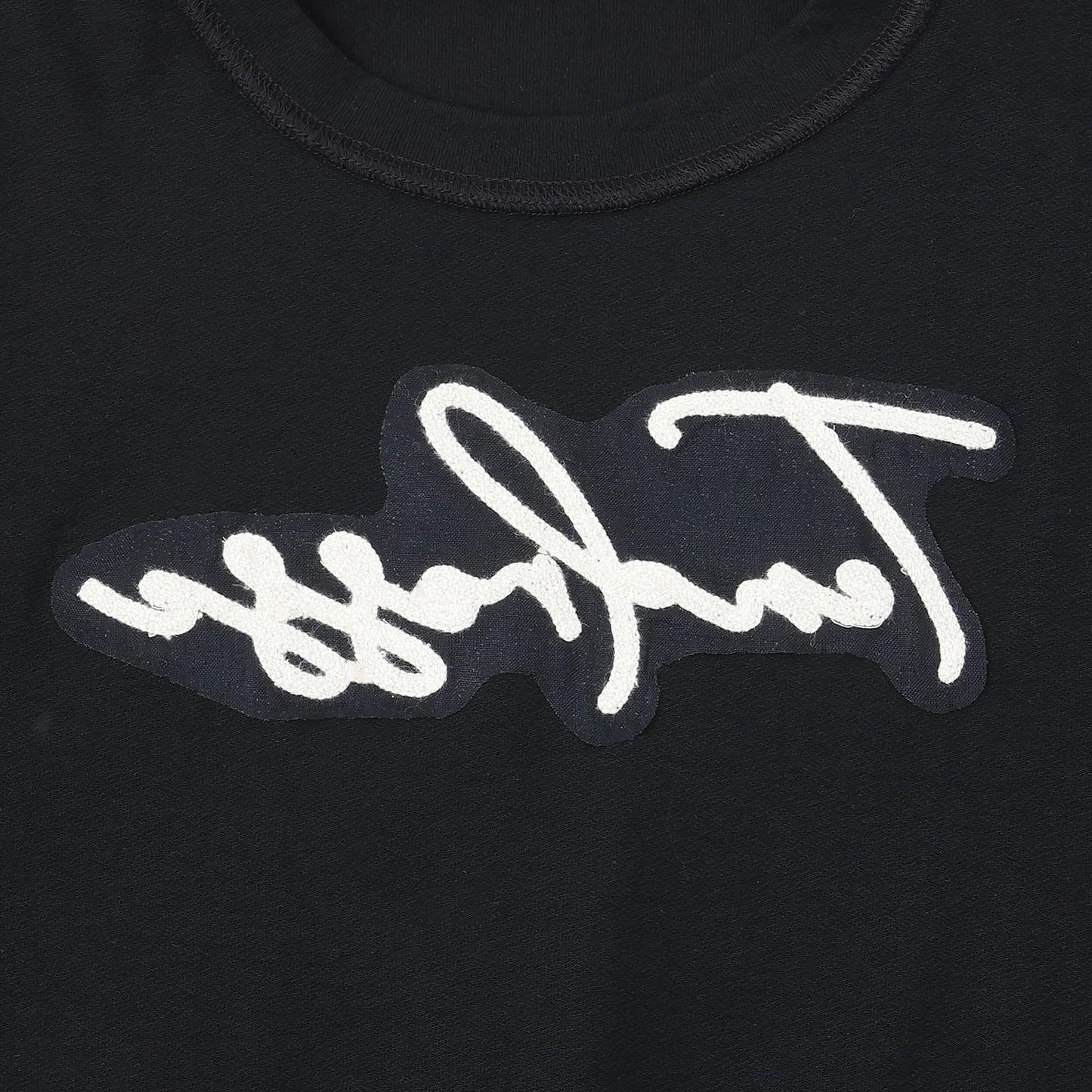 【AMI】袖拼接滾邊標誌套頭衫