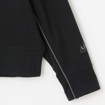 【AMI】袖拼接滾邊標誌套頭衫