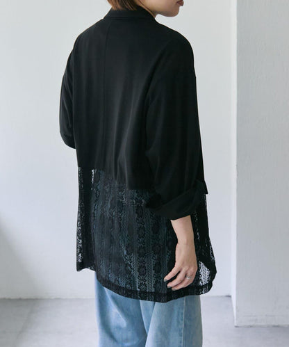 蕾絲拼接夾克【SUM1 STYLE(スミスタイル)】