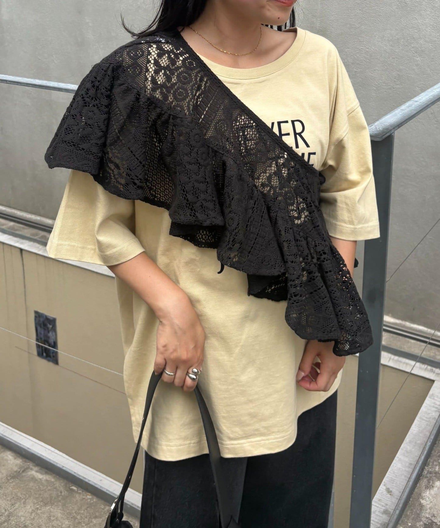 india網紗蕾絲假領