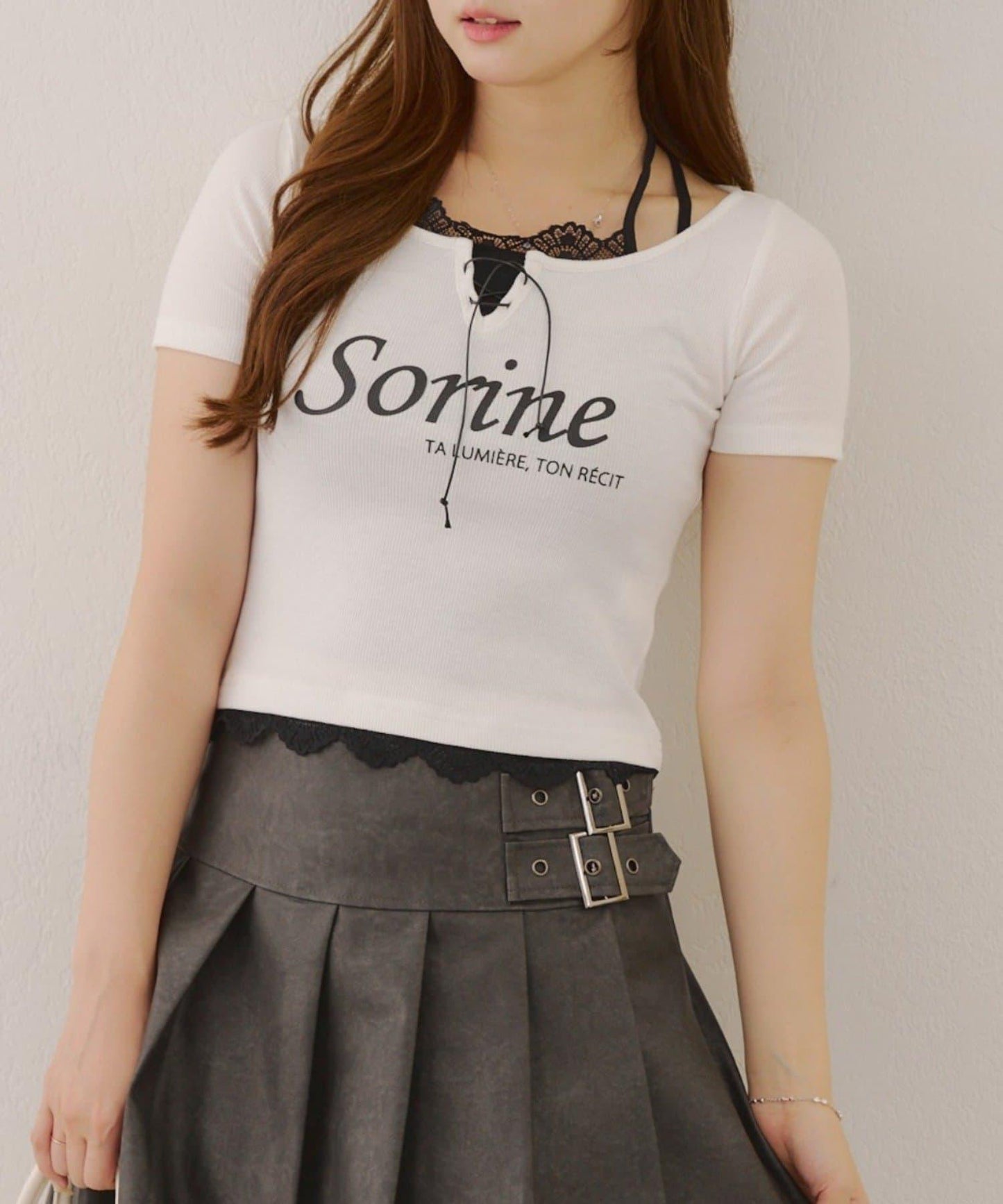 【RMAF】露背繫帶T恤