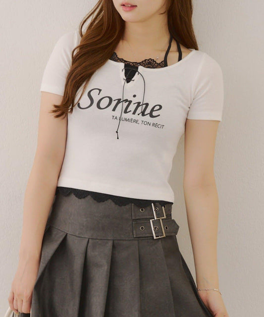 【RMAF】露背繫帶T恤