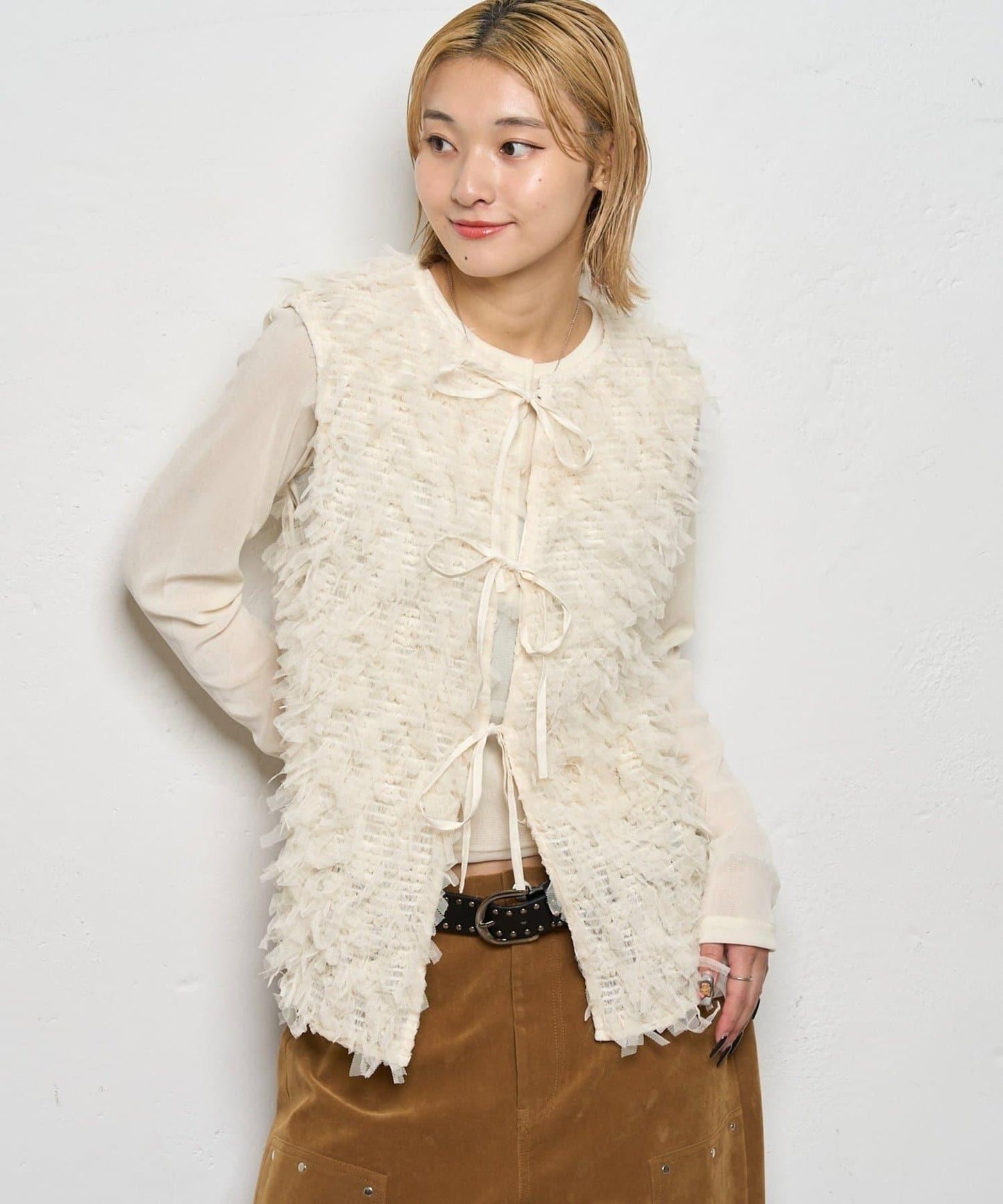 【WHO'S WHO gallery】網紗流蘇馬甲