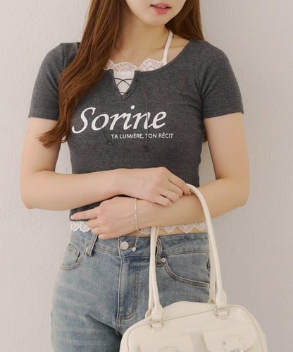 【RMAF】露背繫帶T恤