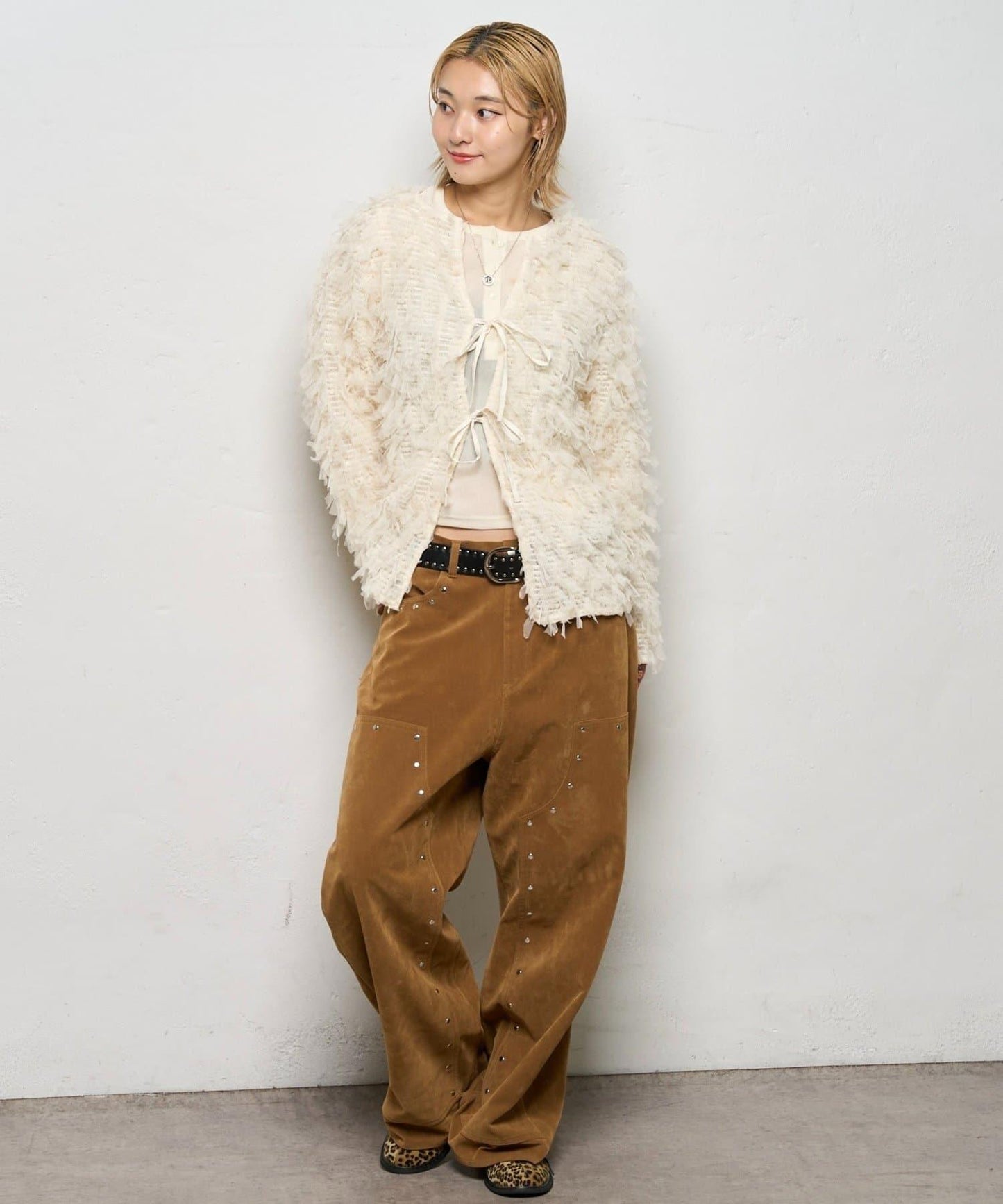 【WHO'S WHO gallery】網紗流蘇開衫