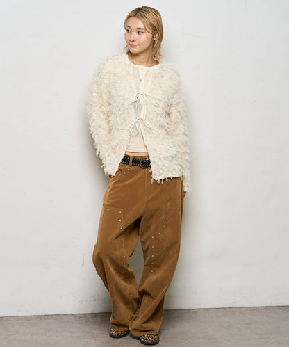 【WHO'S WHO gallery】網紗流蘇開衫