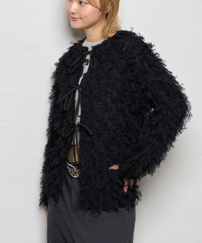 【WHO'S WHO gallery】網紗流蘇開衫