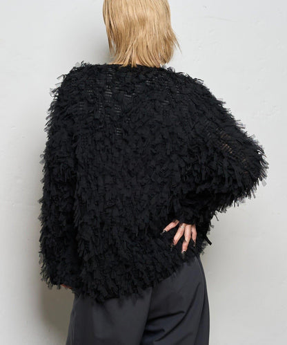 【WHO'S WHO gallery】網紗流蘇開衫