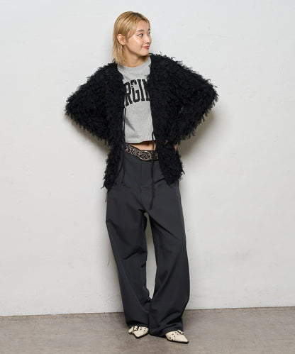 【WHO'S WHO gallery】網紗流蘇開衫