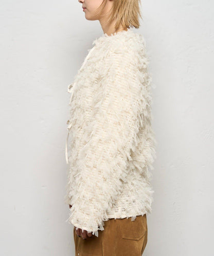 【WHO'S WHO gallery】網紗流蘇開衫