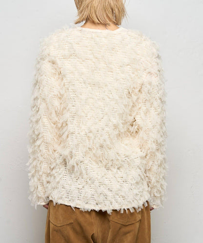 【WHO'S WHO gallery】網紗流蘇開衫