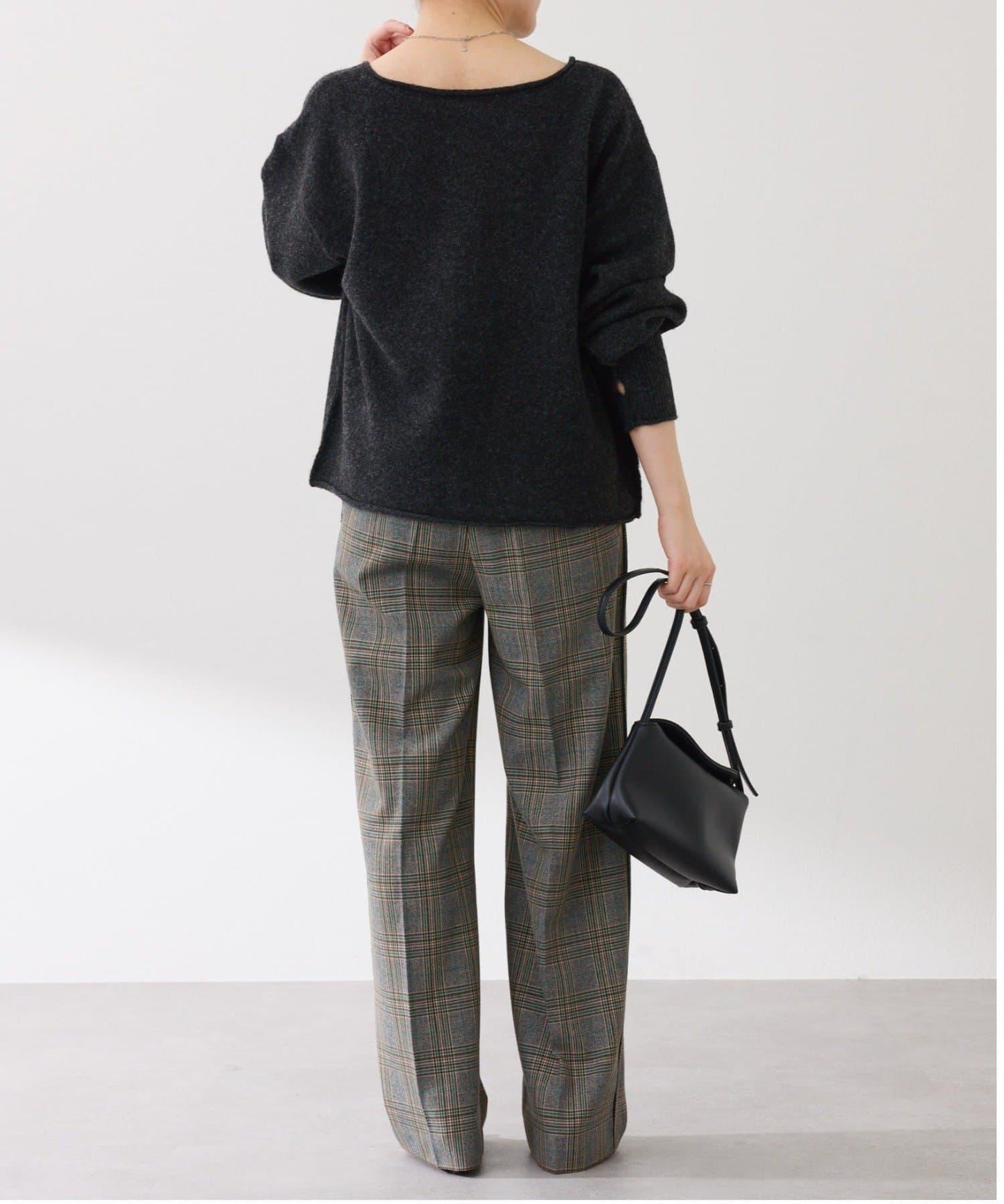 【前後兩穿】2WAY圓弧下襬亨利領針織衫