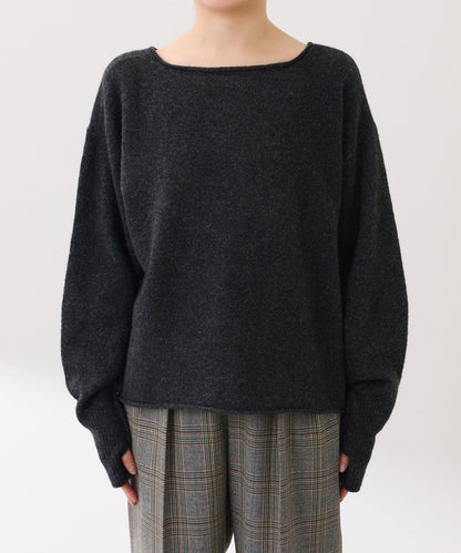 【前後兩穿】2WAY圓弧下襬亨利領針織衫