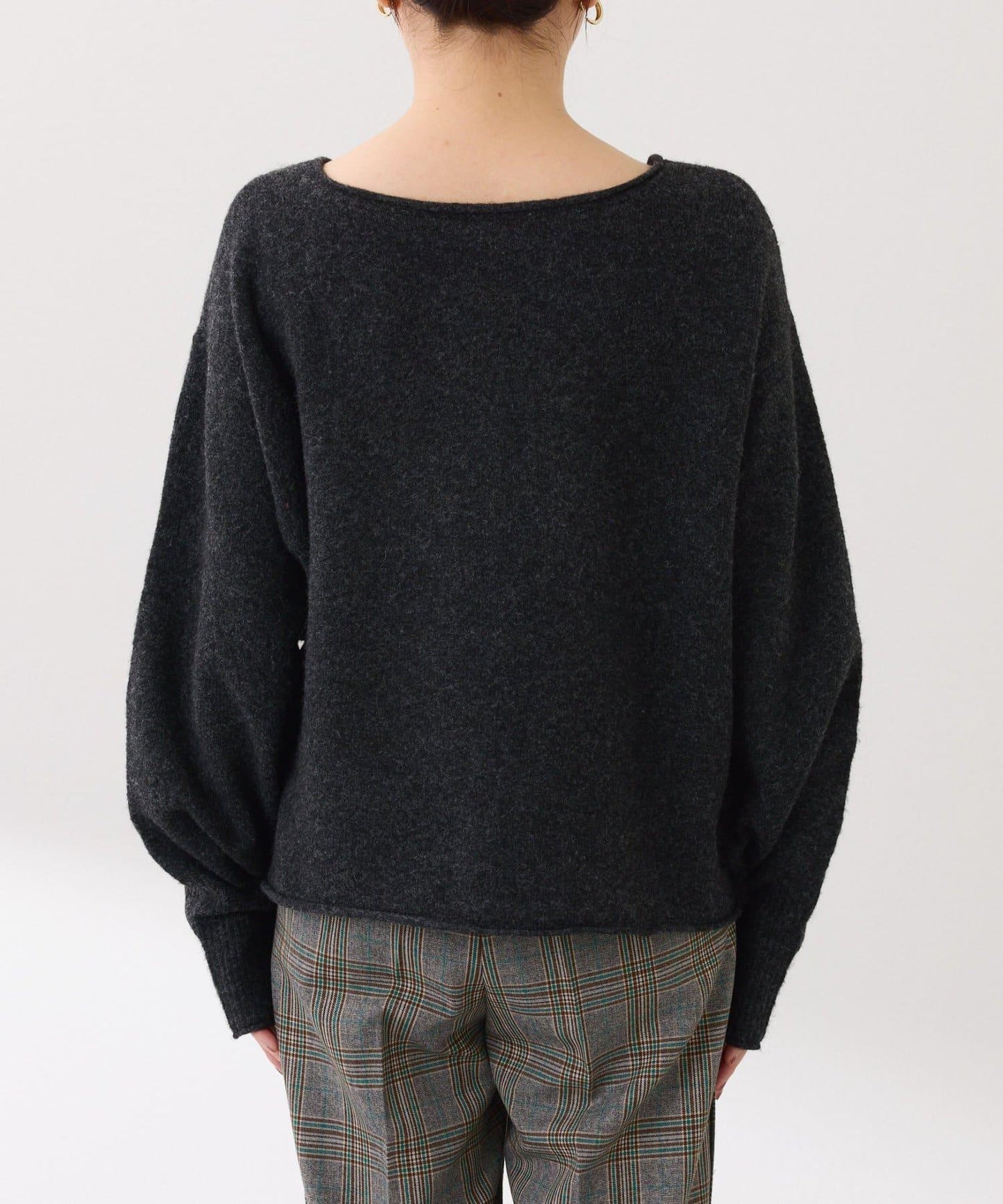 【前後兩穿】2WAY圓弧下襬亨利領針織衫