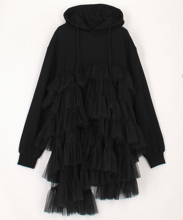 網紗連帽衫 / VW-AW25-T15 / 網紗連帽衫