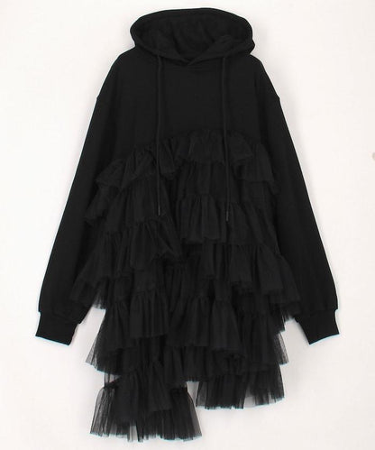 網紗連帽衫 / VW-AW25-T15 / 網紗連帽衫