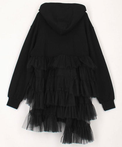 網紗連帽衫 / VW-AW25-T15 / 網紗連帽衫