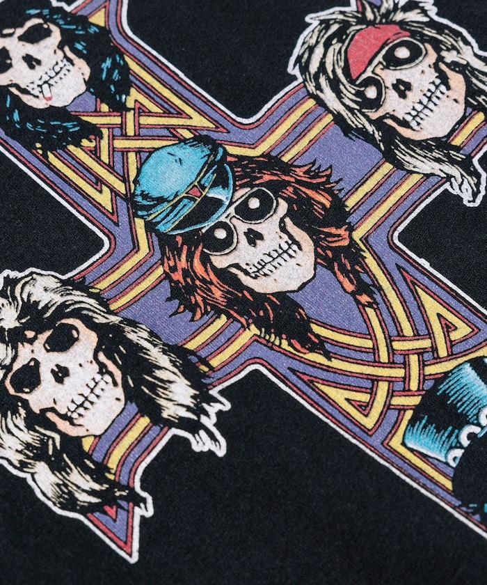 【EXCLUSIVE】GUNS N ROSES 槍與玫瑰 前印花長袖T恤