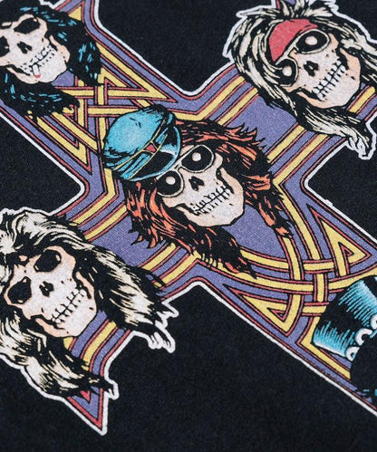 【EXCLUSIVE】GUNS N ROSES 槍與玫瑰 前印花長袖T恤