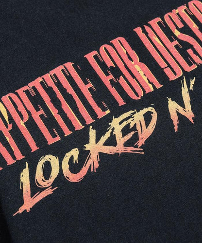 【EXCLUSIVE】GUNS N ROSES 槍與玫瑰 前印花長袖T恤