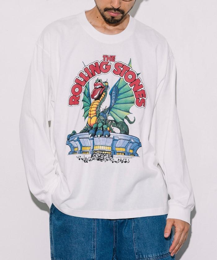 【EXCLUSIVE】The Rolling Stones 短袖T恤 滾石樂隊 前幅印花 長袖T恤