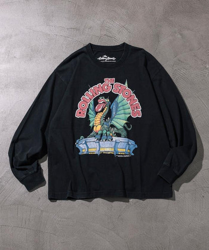 【EXCLUSIVE】The Rolling Stones 短袖T恤 滾石樂隊 前幅印花 長袖T恤