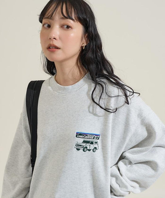 蘭德酷路澤徽章設計圓領衛衣