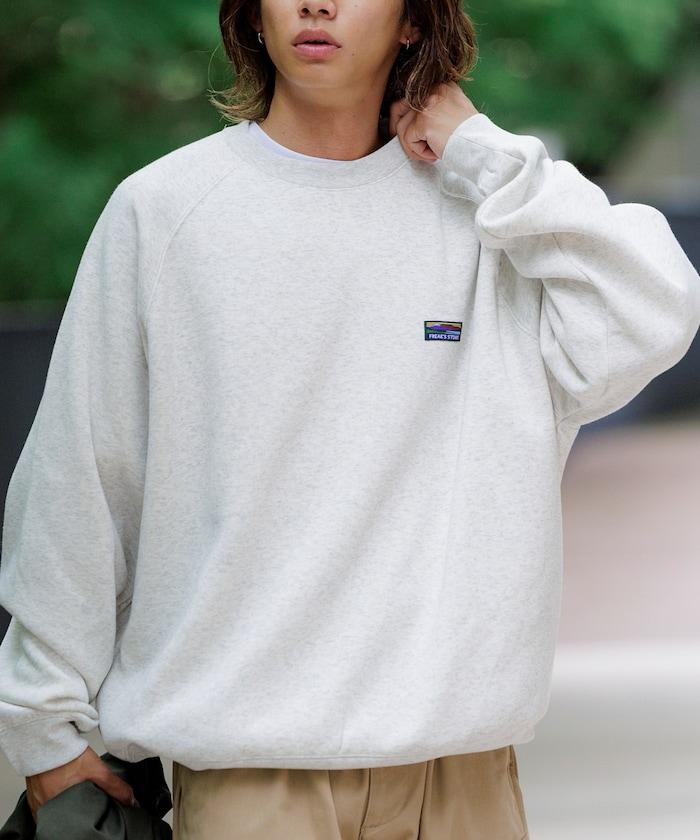 寬鬆版型 單點標誌 插肩袖 抽繩衛衣