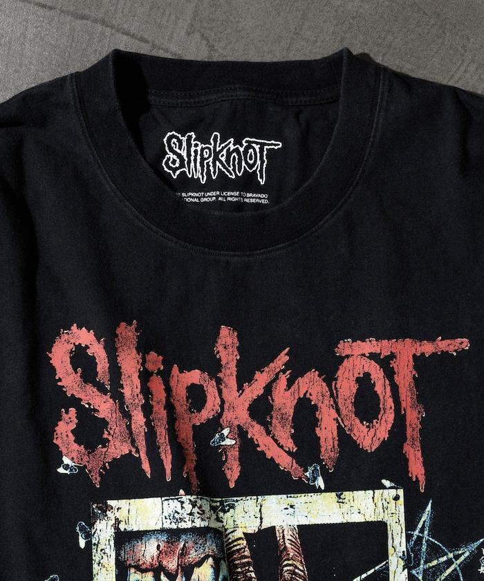【EXCLUSIVE】復古風格 Slipknot 圖案長袖T恤