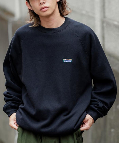 寬鬆版型 單點標誌 插肩袖 抽繩衛衣