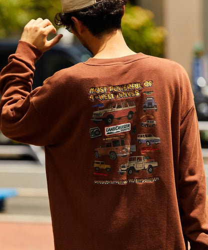 蘭德酷路澤徽章設計圓領衛衣