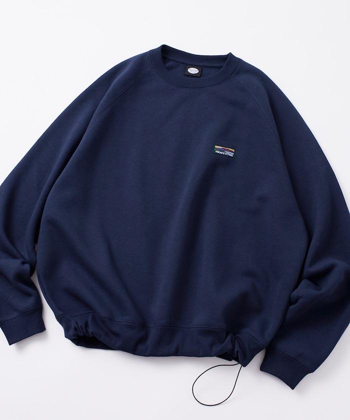 寬鬆版型 單點標誌 插肩袖 抽繩衛衣