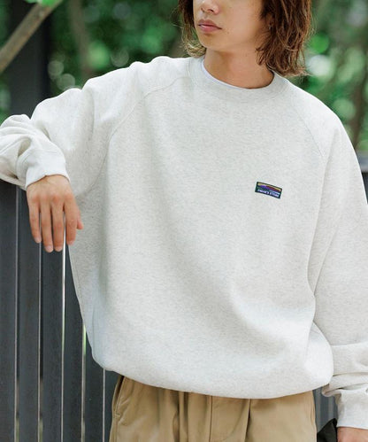 寬鬆版型 單點標誌 插肩袖 抽繩衛衣