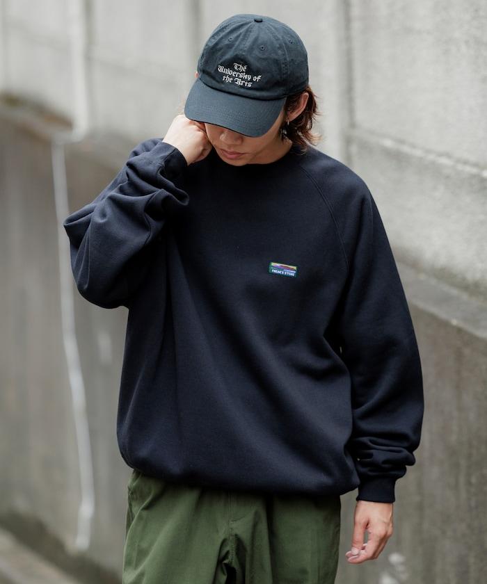 寬鬆版型 單點標誌 插肩袖 抽繩衛衣