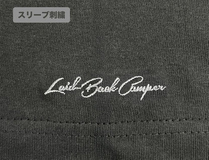 《搖曳露營》 SEASON3_S碼_摩托車志摩凜 單點刺繡T恤/炭黑
