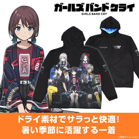 《哭泣少女樂隊》 M碼 全幅印花速干連帽衛衣 寫真版