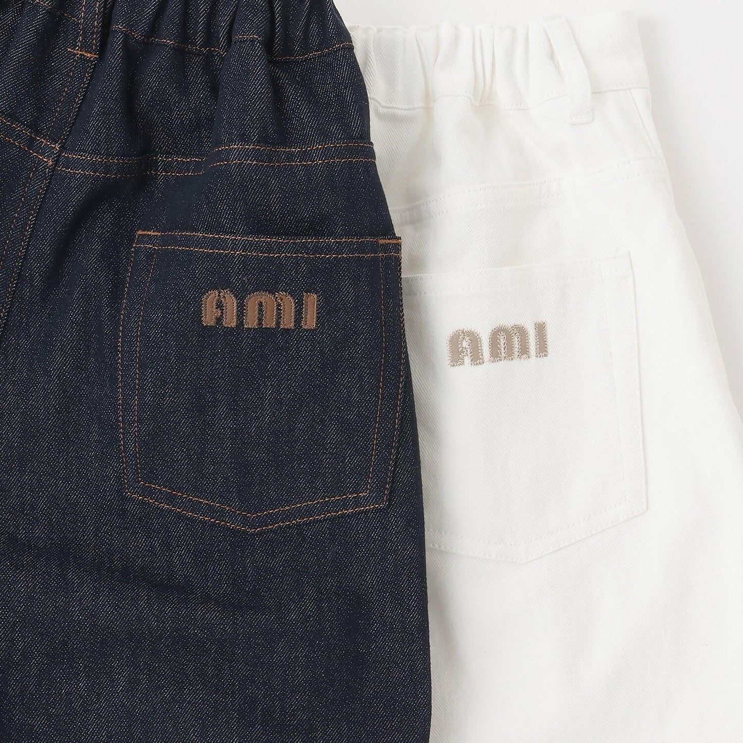 【AMI】牛仔短褲