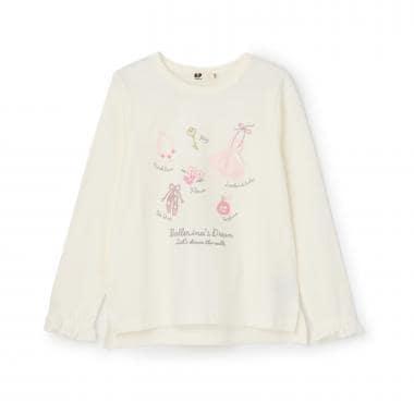 芭蕾元素長袖T恤