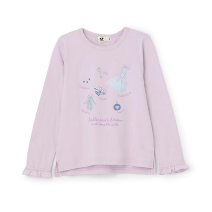 芭蕾元素長袖T恤