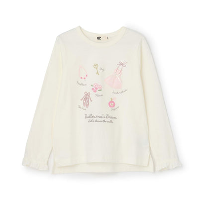 芭蕾元素長袖T恤