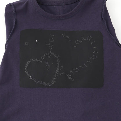 愛心與音樂圖案長袖T恤