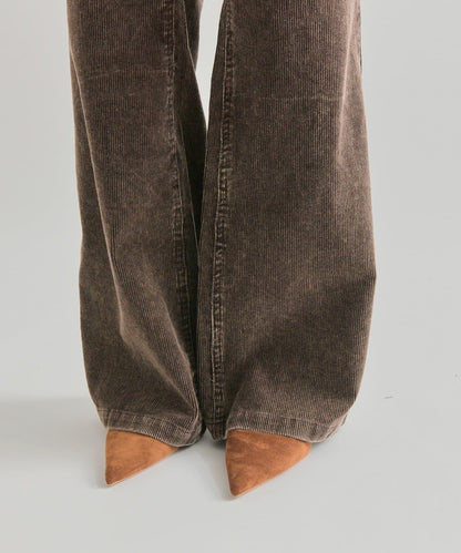 【mystic】層疊燈芯絨長褲