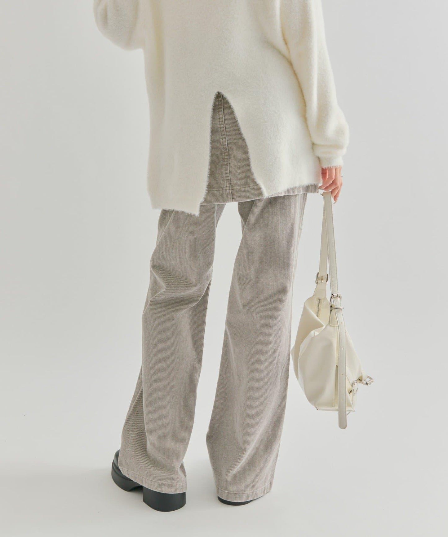 【mystic】層疊燈芯絨長褲