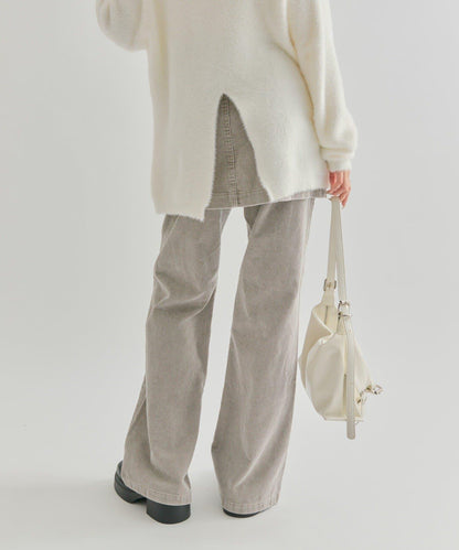 【mystic】層疊燈芯絨長褲