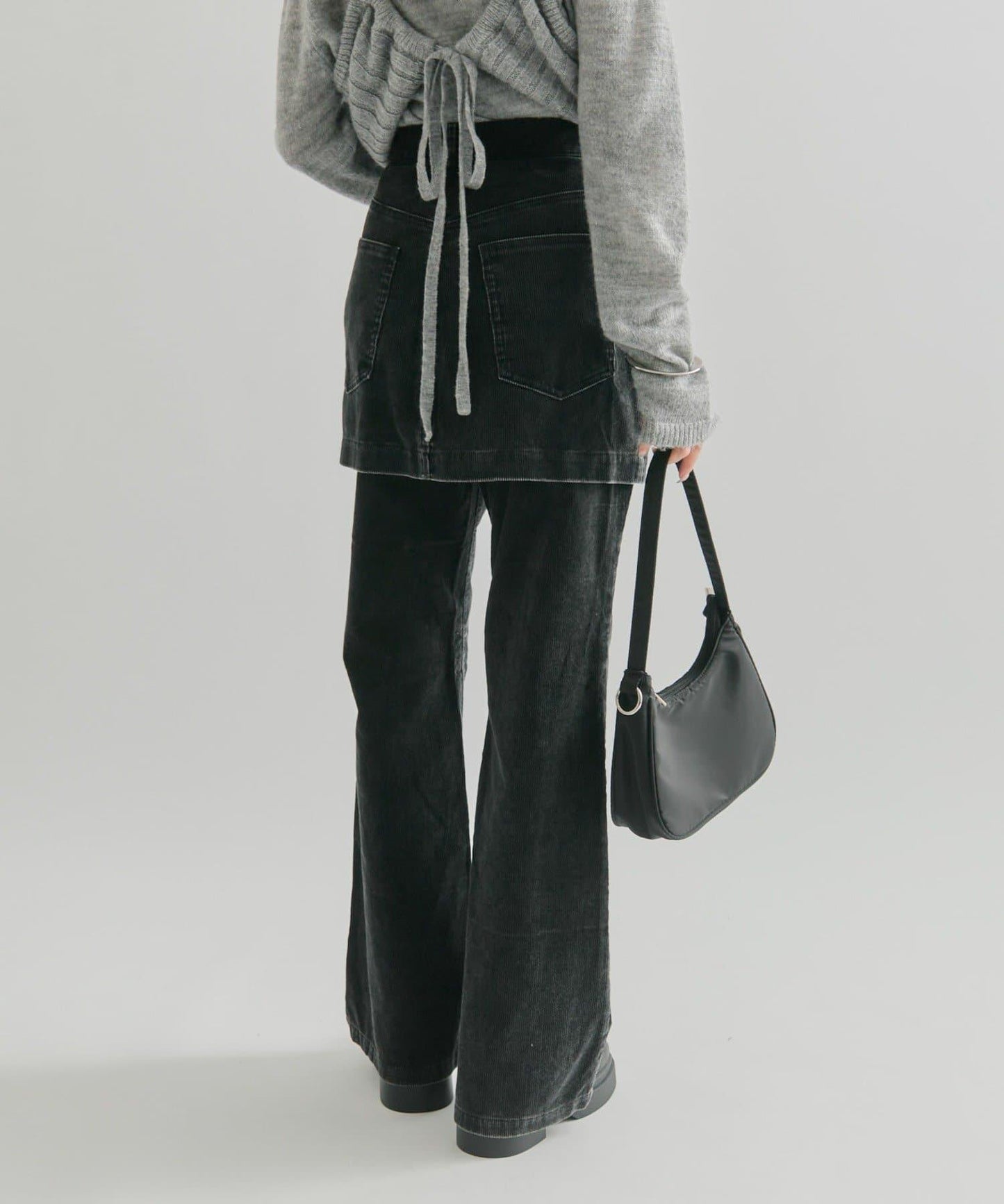 【mystic】層疊燈芯絨長褲