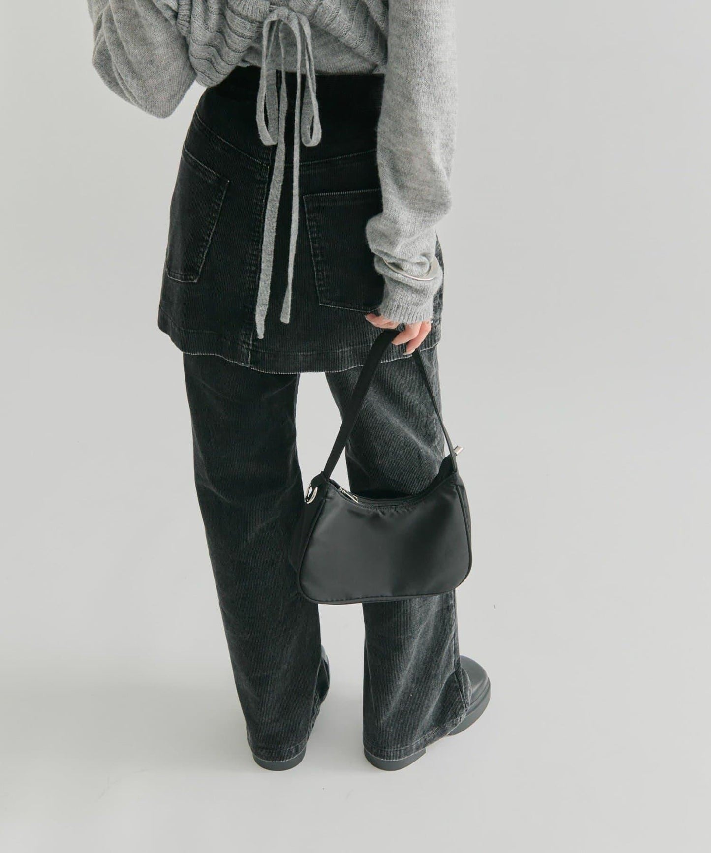 【mystic】層疊燈芯絨長褲