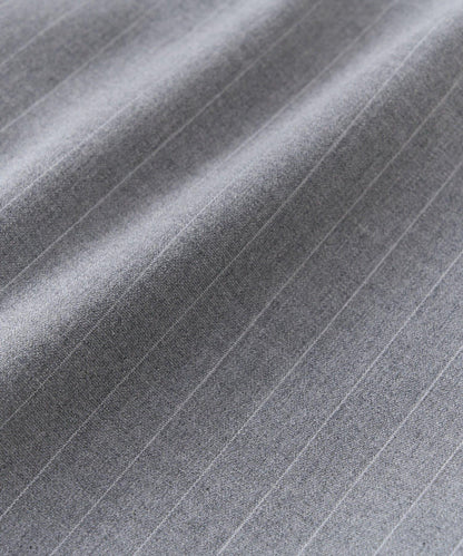 【可成套搭配・修飾美腿】條紋寬腿褲