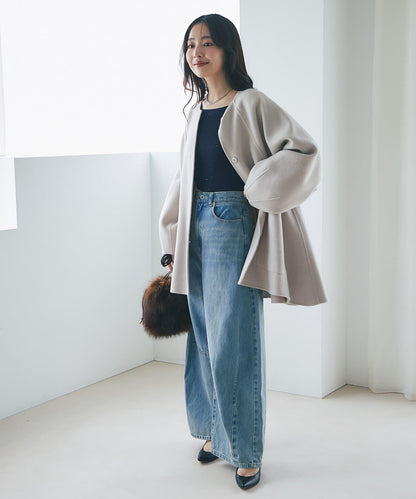 【百搭顯瘦】亮片羅紋一字肩八分袖針織衫