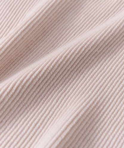 【百搭顯瘦】亮片羅紋一字肩八分袖針織衫